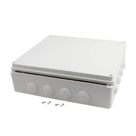 400mmx350mmx120mm ip65 waterproof junction box electric project enclosure by yxq|IP65 Waterproof White Surface Junction Box (400x350x120mm).